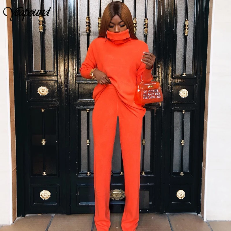 2 Piece Sets Short Pullover Top And Pants Set Women Winter High Neck Jumper Knit Outfits Casual Two Piece Set
2 Piece Sets Short Pullover Top And Pants Set Women Winter High Neck Jumper Knit Outfits Casual Two Piece Set