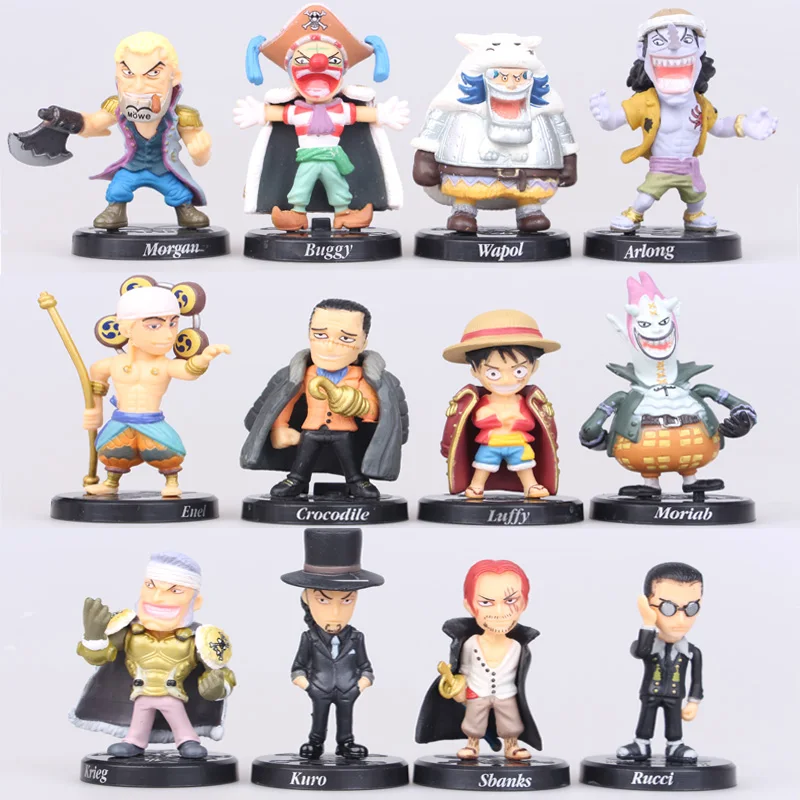 12pcs/set 5cm One Piece Action Figure Akakami No Shankusu Mini Luffy Defeated By Collectors Action Figure Toys for Children
12pcs/set 5cm One Piece Action Figure Akakami No Shankusu Mini Luffy Defeated By Collectors Action Figure Toys for Children
