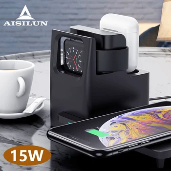 3 in 1 Wireless-Charger 15w Qi Fast Charging Stand For iPhone XS 8 Plus IWatch Airpods 1/2 Huawei Samsung Portable
3 in 1 Wireless-Charger 15w Qi Fast Charging Stand For iPhone XS 8 Plus IWatch Airpods 1/2 Huawei Samsung Portable