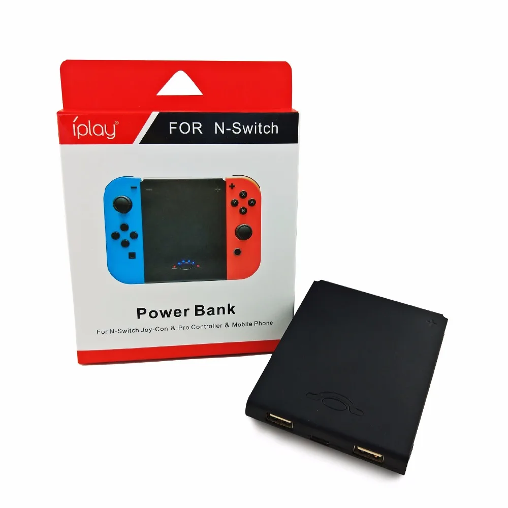 Portable 6000mAh Rechargeable Backup Charging Extra Power Bank Battery Supply Charger Dock for Nintend Switch Joy-Con Controller |