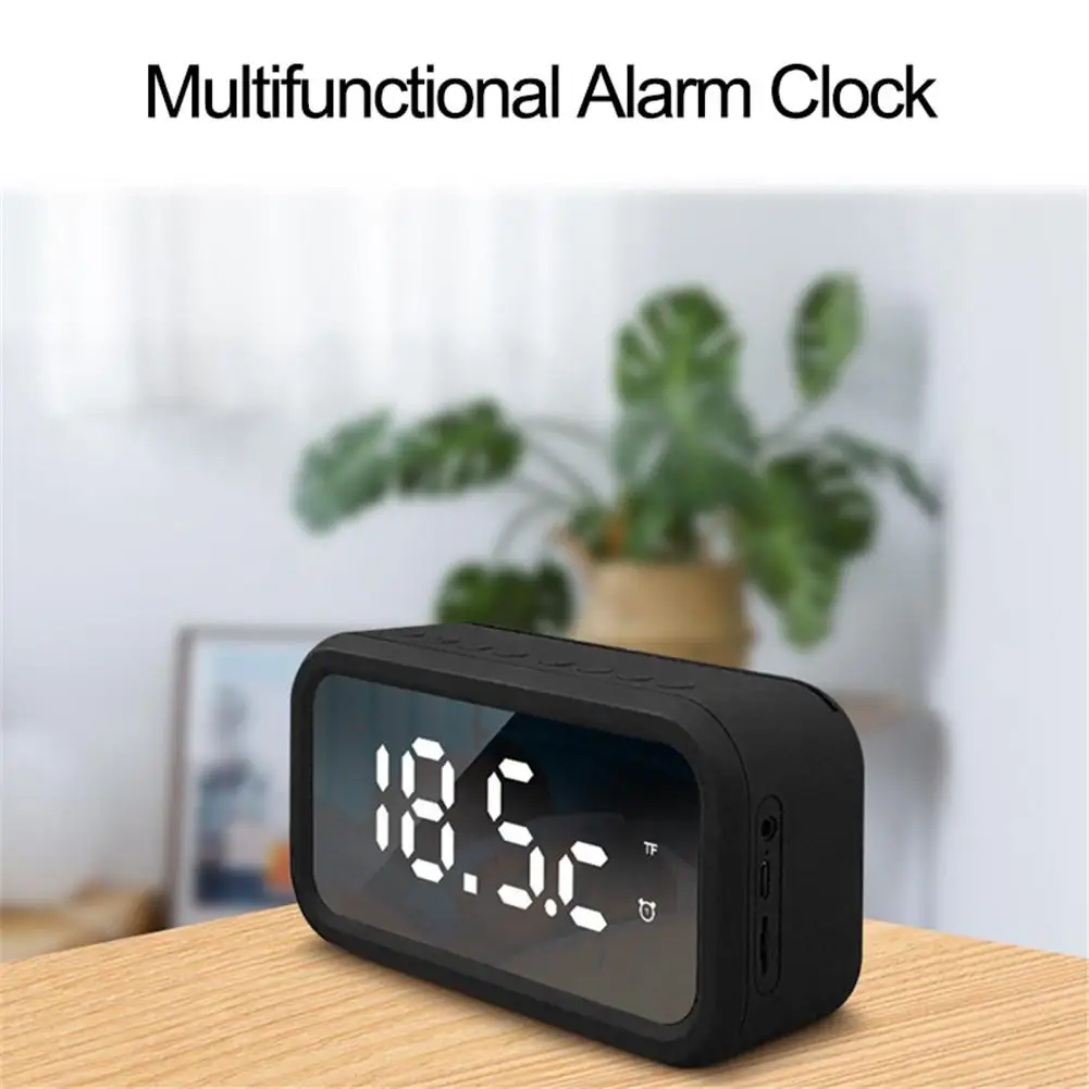 New Rechargeable Multifunctional Alarm Clock Electronic Bluetooth Speaker Radio Supports Real-time Temperature Display Function
New Rechargeable Multifunctional Alarm Clock Electronic Bluetooth Speaker Radio Supports Real-time Temperature Display Function