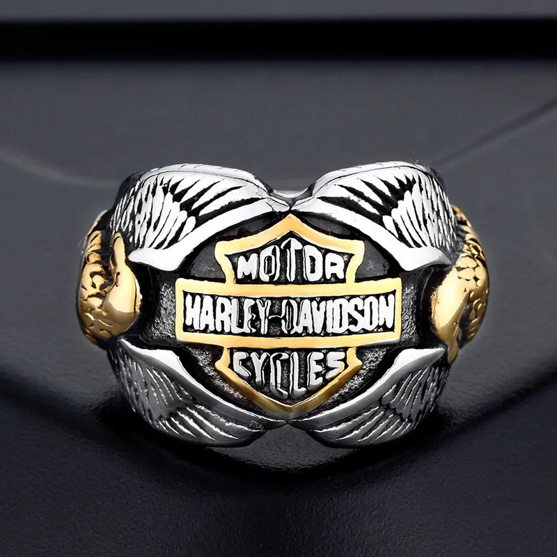 316L Titanium Steel Two-headed eagle Design Ring Men's Punk Style Vintage Jewelery
316L Titanium Steel Two-headed eagle Design Ring Men's Punk Style Vintage Jewelery