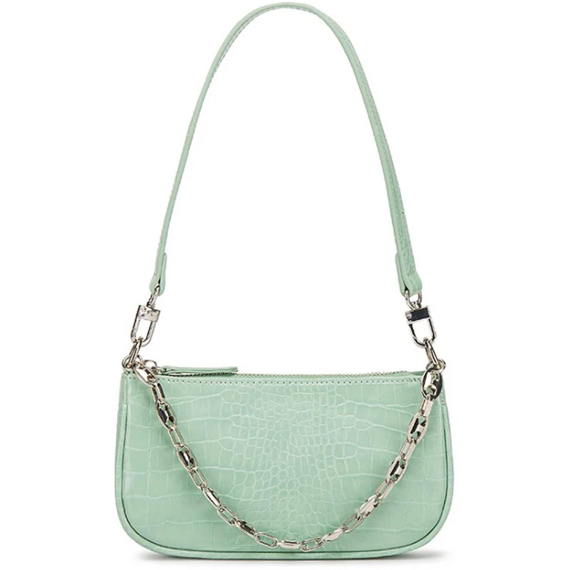 Crocodile Pattern Baguette Handbag for Women 2020 Candy Color Chain Ladies Small Shoulder Bags Fashion Design purse Armpit Bag
Crocodile Pattern Baguette Handbag for Women 2020 Candy Color Chain Ladies Small Shoulder Bags Fashion Design purse Armpit Bag
