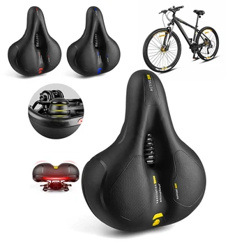 Bicycle Seat Saddle Mountain Bike Cushion Comfortable Sponge Riding Equipment for any standard seatpost/ double rail/ pinch tube
Bicycle Seat Saddle Mountain Bike Cushion Comfortable Sponge Riding Equipment for any standard seatpost/ double rail/ pinch tube