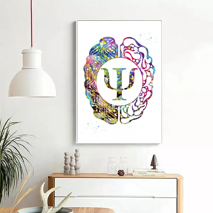 Watercolor ART Psychology symbol Structure Canvas poster Art Print Wall Pictures for Living Room No Frame
Watercolor ART Psychology symbol Structure Canvas poster Art Print Wall Pictures for Living Room No Frame