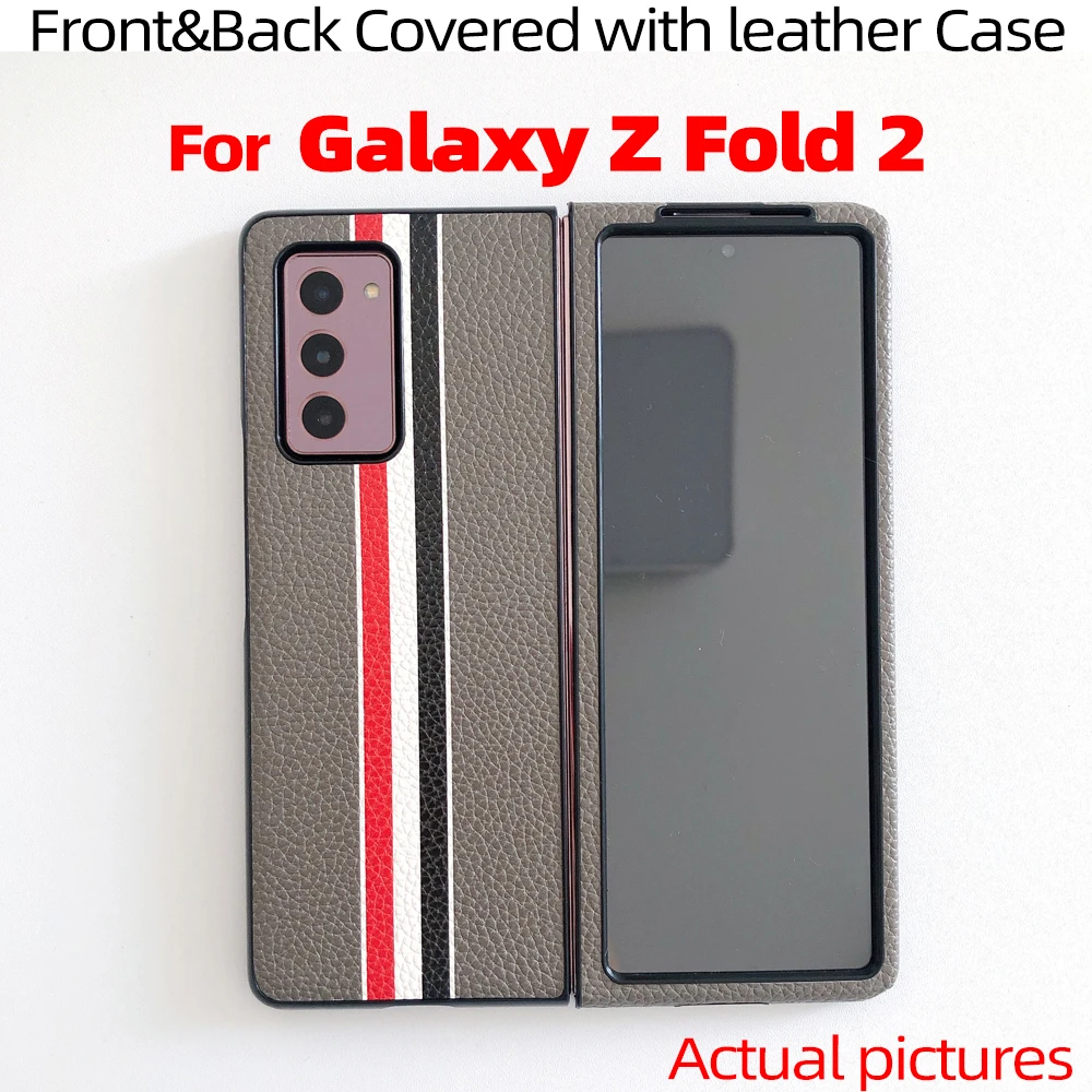 For Galaxy Z Fold 2 Case for Galaxy Z Fold2 5G front and back covered with Luxury leather Case For Galaxy Z Fold2 5G Case
For Galaxy Z Fold 2 Case for Galaxy Z Fold2 5G front and back covered with Luxury leather Case For Galaxy Z Fold2 5G Case