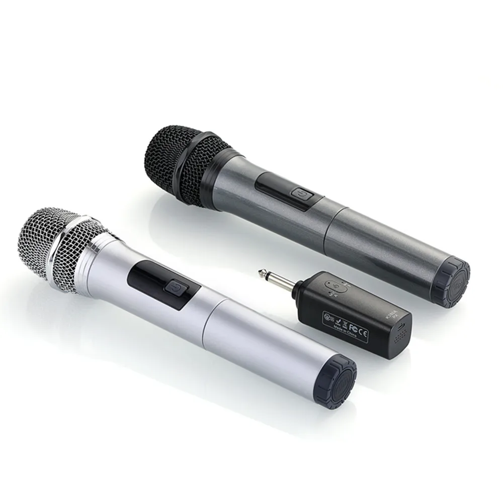 LEORY K380A 6.5mm 10 Channels Two Microphone UHF Digital Wireless Microphone System for KTV Education
LEORY K380A 6.5mm 10 Channels Two Microphone UHF Digital Wireless Microphone System for KTV Education