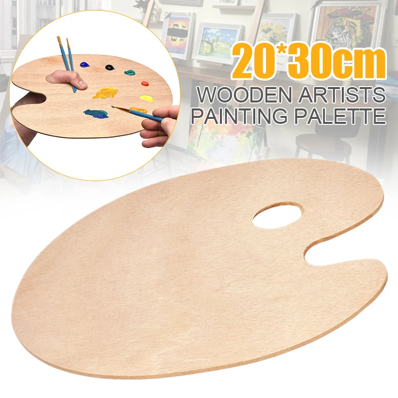 Wooden Artists Painting Palette Oil Paint Ellipse Drawing Palette 20cm x 30cm Oval Craft Painting Tray with Hole Wood Art Crafts
Wooden Artists Painting Palette Oil Paint Ellipse Drawing Palette 20cm x 30cm Oval Craft Painting Tray with Hole Wood Art Crafts