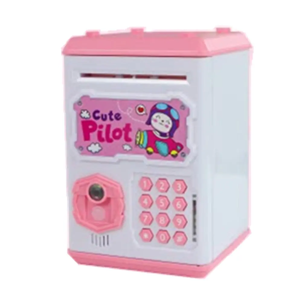 Durable And Practical Simulation Face Recognition Piggy Bank Electric Password Roll Coin Music Piggy Bank
Durable And Practical Simulation Face Recognition Piggy Bank Electric Password Roll Coin Music Piggy Bank