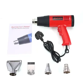 866B 1800W UK Plug Electric Hot Air Heat Gun Temperature Fan Adjustable Shrink Wrap Paint Stripper Soldering Rework Tool Nozzle
866B 1800W UK Plug Electric Hot Air Heat Gun Temperature Fan Adjustable Shrink Wrap Paint Stripper Soldering Rework Tool Nozzle