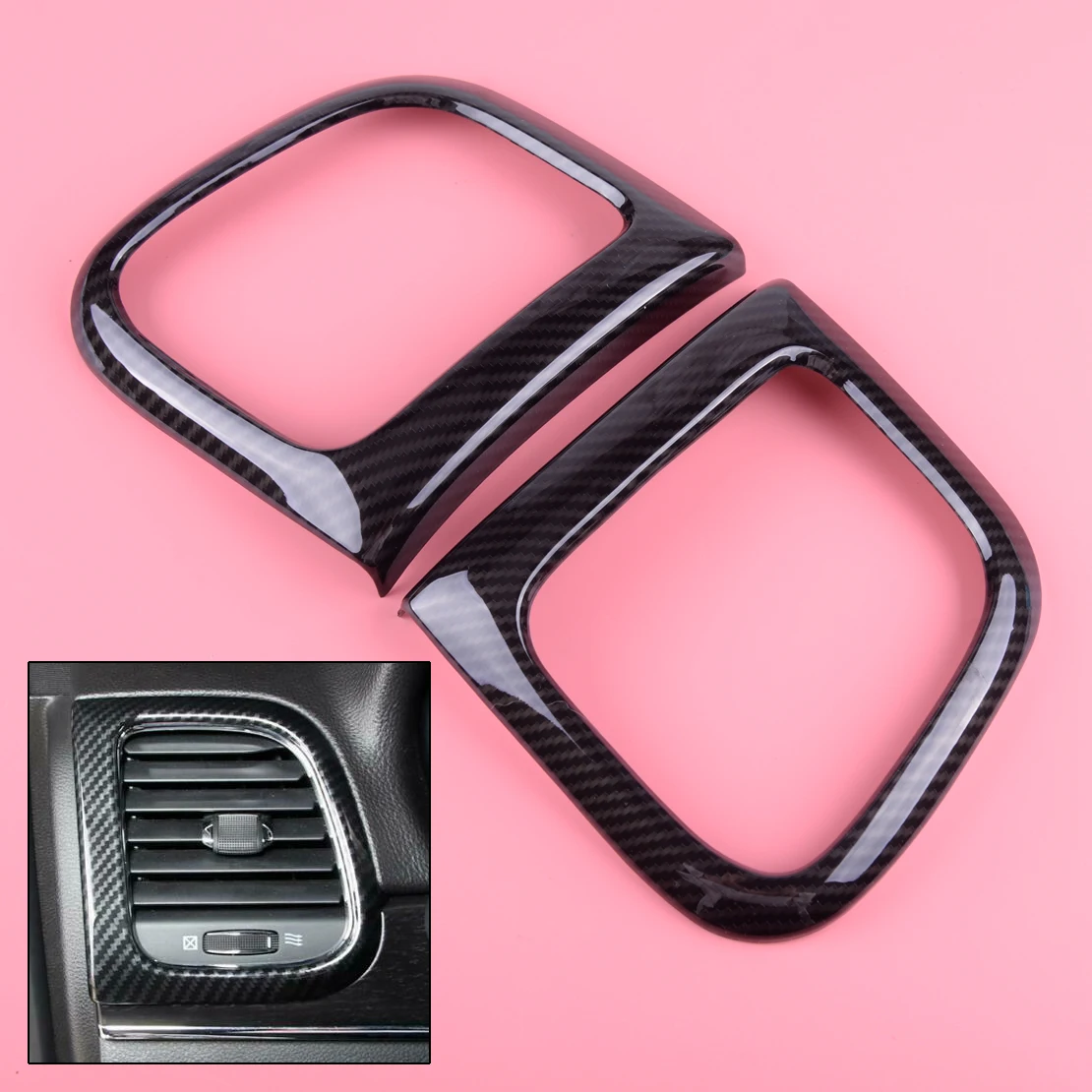 ABS Carbon Fiber Style Inner Car Side Air Vent Outlet Frame Cover Trim Fit For Jeep Grand Cherokee 2014 2015 2016 2017 2018 2019
ABS Carbon Fiber Style Inner Car Side Air Vent Outlet Frame Cover Trim Fit For Jeep Grand Cherokee 2014 2015 2016 2017 2018 2019