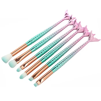 6PCS Professional and high quality Mermaid Cosmetic Makeup Brushes Set Eyeliner Eyebrow Concealer Lip Eyes Beauty Make Up tools
6PCS Professional and high quality Mermaid Cosmetic Makeup Brushes Set Eyeliner Eyebrow Concealer Lip Eyes Beauty Make Up tools