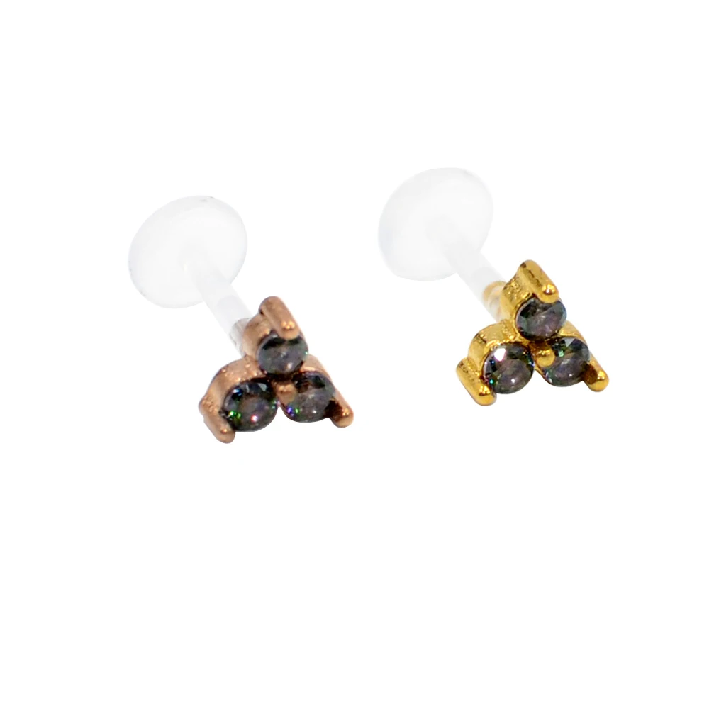 1pc Bioplast Flexible Zircon Opal Push-in Ear Helix Tragus Lip Stud Cartilage Earring Labret Monroe Ring Retainer Jewelry 16g
1pc Bioplast Flexible Zircon Opal Push-in Ear Helix Tragus Lip Stud Cartilage Earring Labret Monroe Ring Retainer Jewelry 16g