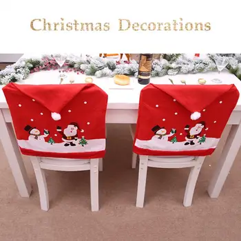 Christmas New Year Decoration Santa Claus Christmas Chair Cover Non-woven Santa Claus Dinner Seat Chair Cover Home Party Decors
Christmas New Year Decoration Santa Claus Christmas Chair Cover Non-woven Santa Claus Dinner Seat Chair Cover Home Party Decors