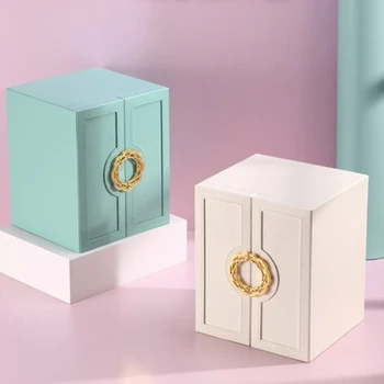 Leather Jewelry Box Storage Box Ring Display Lady Case Portable Jewelry Organizer for Necklaces
Leather Jewelry Box Storage Box Ring Display Lady Case Portable Jewelry Organizer for Necklaces