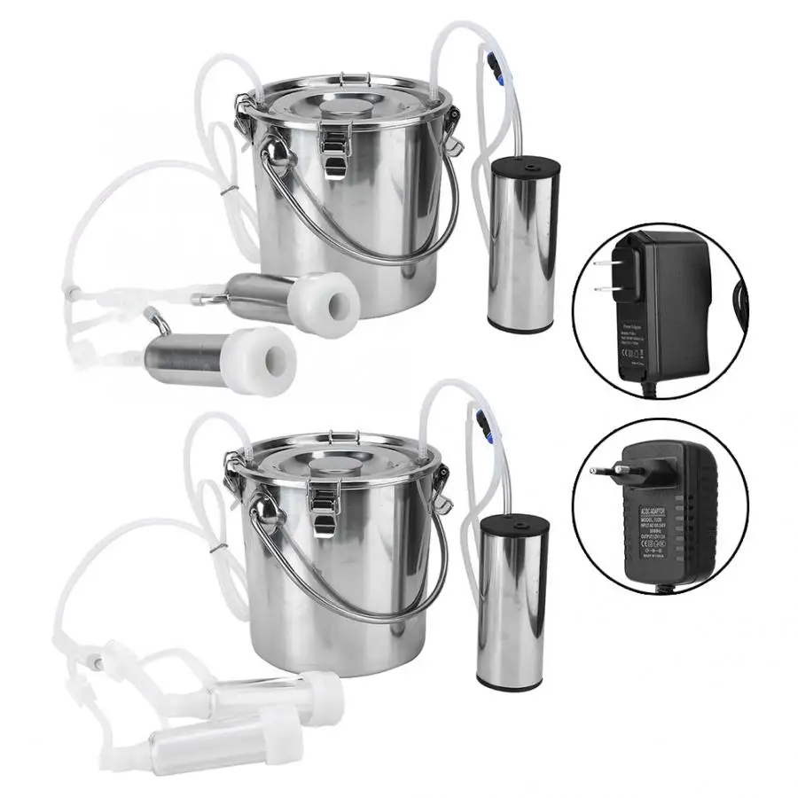 5L Milking Machine Cow Goat Sheep Milker Thickening Household Electric Goat Cow Milking Machine with Vacuum-Pulse Pump Tools
5L Milking Machine Cow Goat Sheep Milker Thickening Household Electric Goat Cow Milking Machine with Vacuum-Pulse Pump Tools
