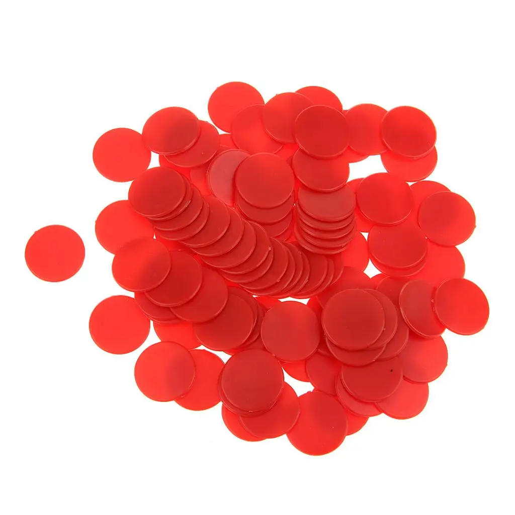 200X Opaque Plastic Board Game Currency Counters Numeracy Teaching Red Yellow 200X Opaque Plastic Board Game Currency Counters Numeracy Teaching Red Yellow