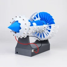 3D Печатный Аэро Модель двигателя Турбовентилятор DIY стволовый