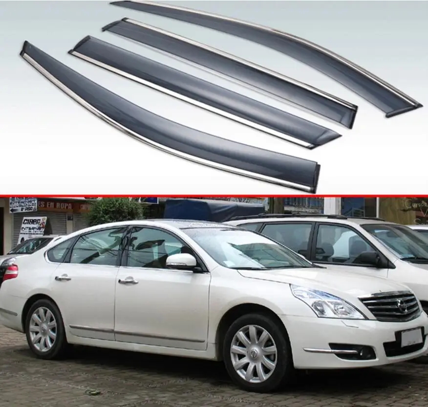 Для Nissan Maxima Teana (J32) 2008-2012 пластик Наружный козырек вентиляционные Шторы окно