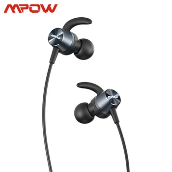 Mpow S15 Magnetic Bluetooth Wireless Earphones ipx7 Waterproof Sports Earbud Up to 10h Playtime CVC6.0 Noise Cancelling With Mic
Mpow S15 Magnetic Bluetooth Wireless Earphones ipx7 Waterproof Sports Earbud Up to 10h Playtime CVC6.0 Noise Cancelling With Mic