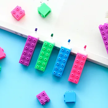 6 Pcs Blocks Highlighter Pen Building Toy Drawing Marker Liner Pens Kid Gift Highlight Office School Supplies E6201
6 Pcs Blocks Highlighter Pen Building Toy Drawing Marker Liner Pens Kid Gift Highlight Office School Supplies E6201