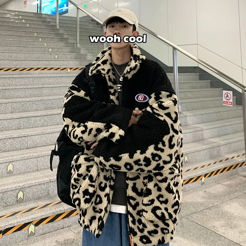 Leopard Pattern Fleece Jacket for Men Winter 2020 Fashion Trends Warm Clothing Teens Oversized Patchwork Design Streetwear Coats
Leopard Pattern Fleece Jacket for Men Winter 2020 Fashion Trends Warm Clothing Teens Oversized Patchwork Design Streetwear Coats