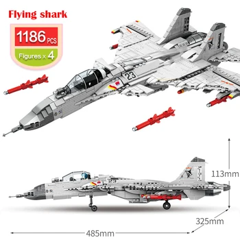 Compatible Lepinings Military Chinese J-15 Carrier aircraft Flying Shark Flanker-D Fighter Building Blocks Model Toys for Gifts
Compatible Lepinings Military Chinese J-15 Carrier aircraft Flying Shark Flanker-D Fighter Building Blocks Model Toys for Gifts