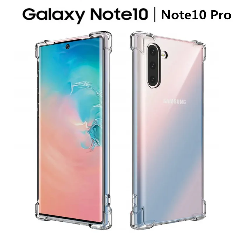 Shockproof silicone case For Samsung Note 10 Note 10 Pro S10e S10 lite Plus Shockproof TPU Case Transparent Clear Silicone Cover
Shockproof silicone case For Samsung Note 10 Note 10 Pro S10e S10 lite Plus Shockproof TPU Case Transparent Clear Silicone Cover