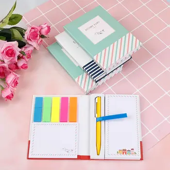 Colorful Mini Notebook With Pen Hardcover Sticky Combination Trivial Book Diary Notepad Office School Memo Pad Randomly
Colorful Mini Notebook With Pen Hardcover Sticky Combination Trivial Book Diary Notepad Office School Memo Pad Randomly
