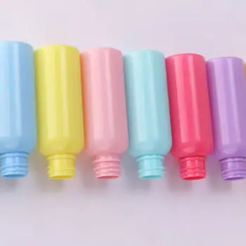 

50ml Plastic Refillable Empty Spray Bottle Sweet Macaron Candy Color Makeup Water Toner Storage Holder Cosmetic Container Random