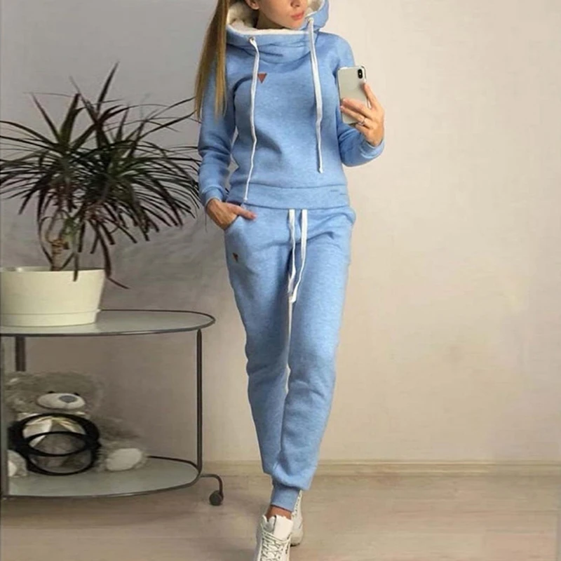 2pcs Sport Sets Tracksuit For Women Long Sleeve Jackets Plus Velvet Pants Coats 2019 Autumn Winter Warm Outfits Running Suit
2pcs Sport Sets Tracksuit For Women Long Sleeve Jackets Plus Velvet Pants Coats 2019 Autumn Winter Warm Outfits Running Suit
