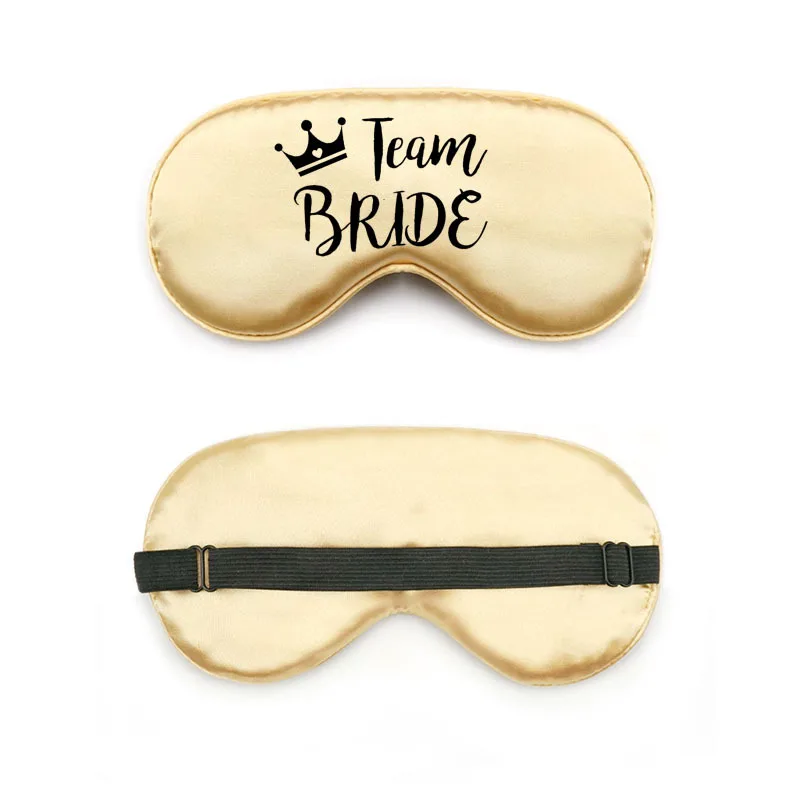 Маска для сна Team надпись Bride tribe подарок подружке невесты девичника вечеринки
