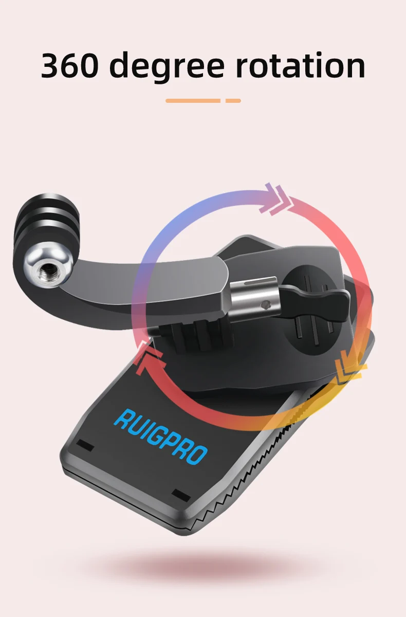 E6471-360 Degree Rotable Backpack Clip for Gopro-2 (21)
