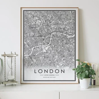 

LONDON city map Digital download black and white print of United kingdom poster wall art decor artwork printable gifts designs