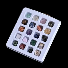 20-em-1 conjunto de cristal rocha natural mineral jóias casa decoração coleção decoração presente diy frete grátis(China)