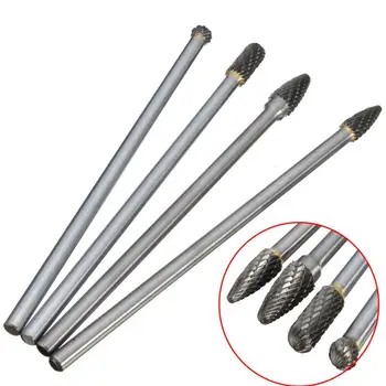 4PC 150-160mm Tungsten Carbide Long Reach Rotary Point Burr Die Grinder Bit Milling Cutter Shank Bit Dropshipping
4PC 150-160mm Tungsten Carbide Long Reach Rotary Point Burr Die Grinder Bit Milling Cutter Shank Bit Dropshipping