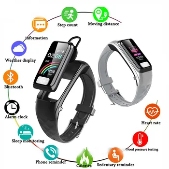 Top H207 Smart Bracelet Bluetooth Heart Rate ECG Measurement Pulse Health & Fitness Sleep Monitoring Smart Watch Men's and Women
Top H207 Smart Bracelet Bluetooth Heart Rate ECG Measurement Pulse Health & Fitness Sleep Monitoring Smart Watch Men's and Women