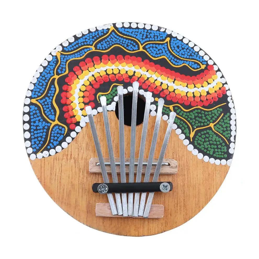 Thumb Piano 7 Key Kalimba Colored Drawing Coconut Shell Thumb Piano Mbira Natural Mini Keyboard Instrument
Thumb Piano 7 Key Kalimba Colored Drawing Coconut Shell Thumb Piano Mbira Natural Mini Keyboard Instrument