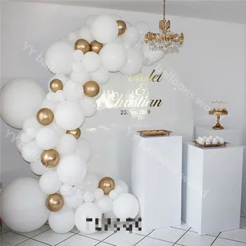 2020 Happy New Year White Latex Balloon Garland Arch Kit Metallic Gold Birthday Party Decorations Balloons Baby Shower Supplies
2020 Happy New Year White Latex Balloon Garland Arch Kit Metallic Gold Birthday Party Decorations Balloons Baby Shower Supplies