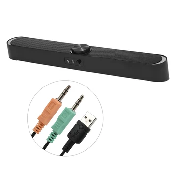 SADA V-198 Portable Computer Speaker USB Sound Bar with LED Lights 3.5mm Audio Mic Plug Wired Soundbar Speakers for PC Laptop
SADA V-198 Portable Computer Speaker USB Sound Bar with LED Lights 3.5mm Audio Mic Plug Wired Soundbar Speakers for PC Laptop