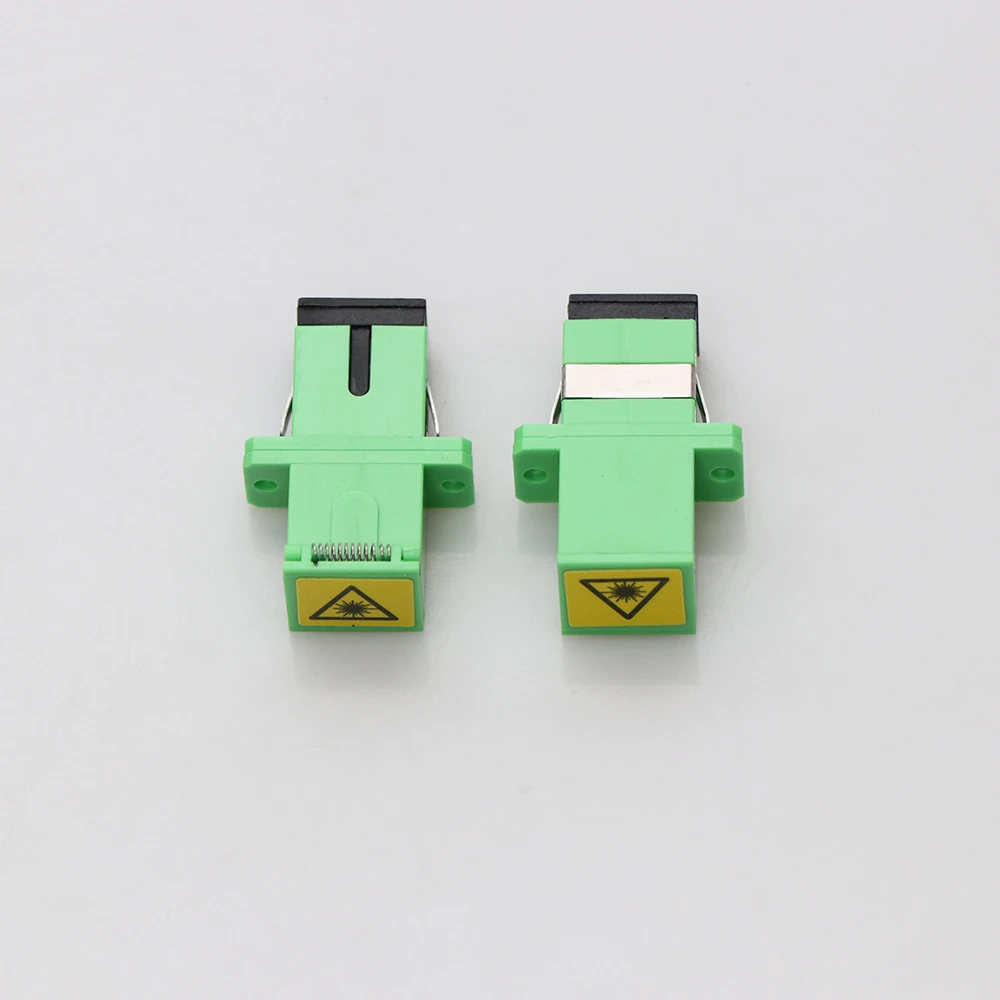 50pcs FTTH simplex SC APC Fiber Optic Adapter Singlemode Optical Fiber Connector Optical Flange Coupler with Auto Shutter
50pcs FTTH simplex SC APC Fiber Optic Adapter Singlemode Optical Fiber Connector Optical Flange Coupler with Auto Shutter