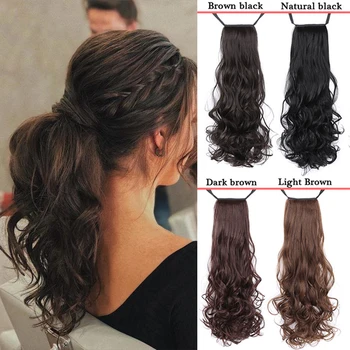 AILIADE Long wavy Clip In Hair Tail False Hair Ponytail Hairpiece With Hairpins Synthetic Hair PonyTail Hair Extension
AILIADE Long wavy Clip In Hair Tail False Hair Ponytail Hairpiece With Hairpins Synthetic Hair PonyTail Hair Extension