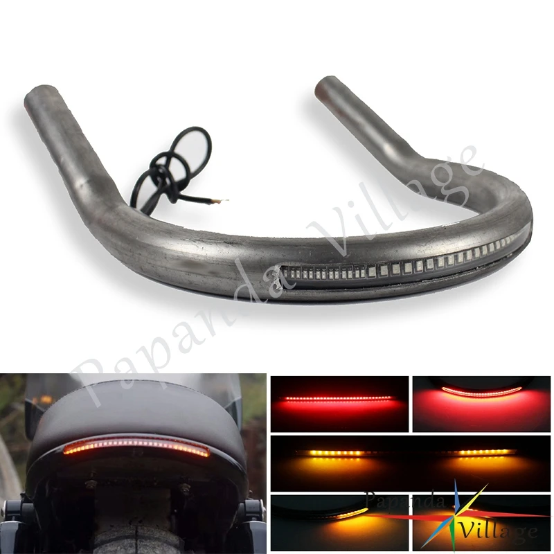Motorcycles Steel Cafe Racer Upswept Rear Seat Frame Hoop Brat Style Loop with LED Tail Light for Honda CB Yamaha XS Suzuki GS
Motorcycles Steel Cafe Racer Upswept Rear Seat Frame Hoop Brat Style Loop with LED Tail Light for Honda CB Yamaha XS Suzuki GS