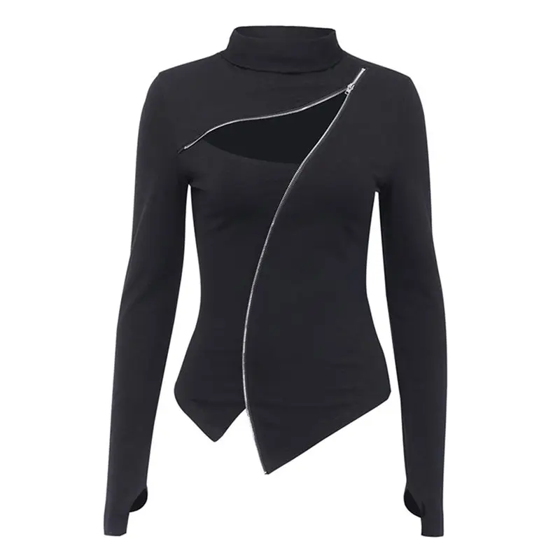 Gothic Casual Female Loose Punk Style Zipper Irregular Hoodie Preppy Moto Hip Hop Warm Sweatshirt Top 2019 Winter Women Clothes
Gothic Casual Female Loose Punk Style Zipper Irregular Hoodie Preppy Moto Hip Hop Warm Sweatshirt Top 2019 Winter Women Clothes