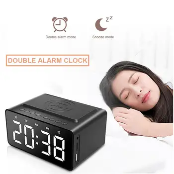 BT508 with Wireless Charging Bluetooth Speaker Clock LED Alarm Clock Power Bank Three - In - One Clock Waterproof Mini Car Small
BT508 with Wireless Charging Bluetooth Speaker Clock LED Alarm Clock Power Bank Three - In - One Clock Waterproof Mini Car Small