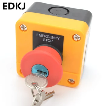 68mm Emergency Stop Push Button Switch There is a key 1NO 1NC 10A 250v Waterproof Box Hand-Held Button Explosion-proof anti
68mm Emergency Stop Push Button Switch There is a key 1NO 1NC 10A 250v Waterproof Box Hand-Held Button Explosion-proof anti