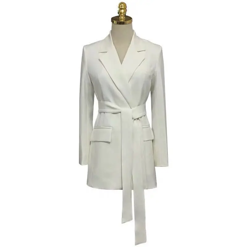 Blazer Women Korean Version of Pure Color Tie-up Small Suit Spring and Autumn New Style Suit Jacket Women's Loose Waist Coat
Blazer Women Korean Version of Pure Color Tie-up Small Suit Spring and Autumn New Style Suit Jacket Women's Loose Waist Coat