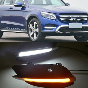CSCSNL 1 Pair LED DRL Daytime Running Lights Daylight yellow turn Signal lamp light for Mercedes Benz GLC X205 2015 2016
CSCSNL 1 Pair LED DRL Daytime Running Lights Daylight yellow turn Signal lamp light for Mercedes Benz GLC X205 2015 2016