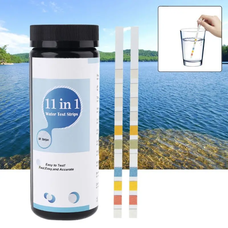 50pcs Upgrade 14-in-1 Drinking Water Test Strip, Water And Tap Water Quality Test, Simple And Fast Hardness Test, PH, Bromine, N
50pcs Upgrade 14-in-1 Drinking Water Test Strip, Water And Tap Water Quality Test, Simple And Fast Hardness Test, PH, Bromine, N