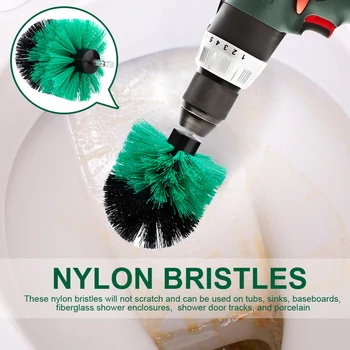 3pcs Electric Drill Cleaning Brush Scrubber Brush Kit For cleaning Bathroom Surfaces Carpet Glass Car Tires
3pcs Electric Drill Cleaning Brush Scrubber Brush Kit For cleaning Bathroom Surfaces Carpet Glass Car Tires